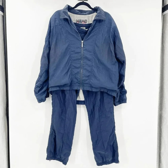 Head Windbreaker Jacket & Pants Set Unisex Size‎ L Navy Blue Full Zip Outdoor - Picture 3 of 9